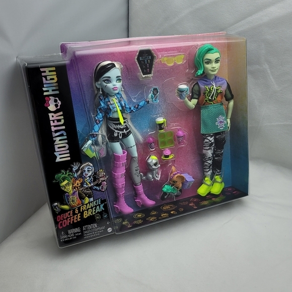 Monster High Deuce & Frankie Coffee Break Dolls